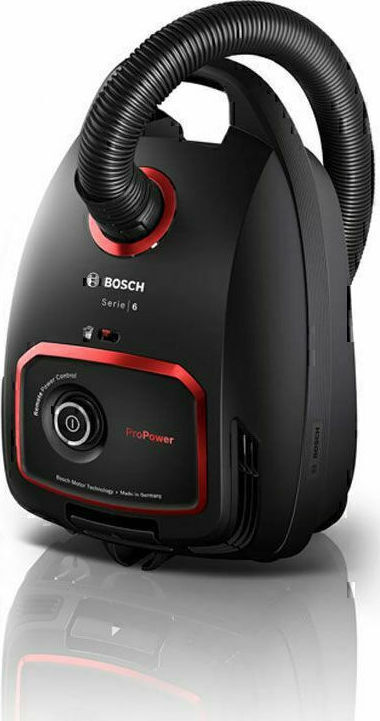 Bosch BGL6POW1 Ηλεκτρική Σκούπα 850W με Σακούλα 4lt Μαύρη