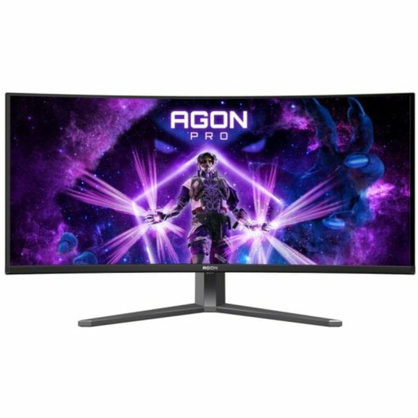 AOC AG346UCD Ultrawide QD-OLED HDR Curved Monitor 34 QHD 3440x1440 175Hz με Χρόνο Απόκρισης 0.03ms GTG