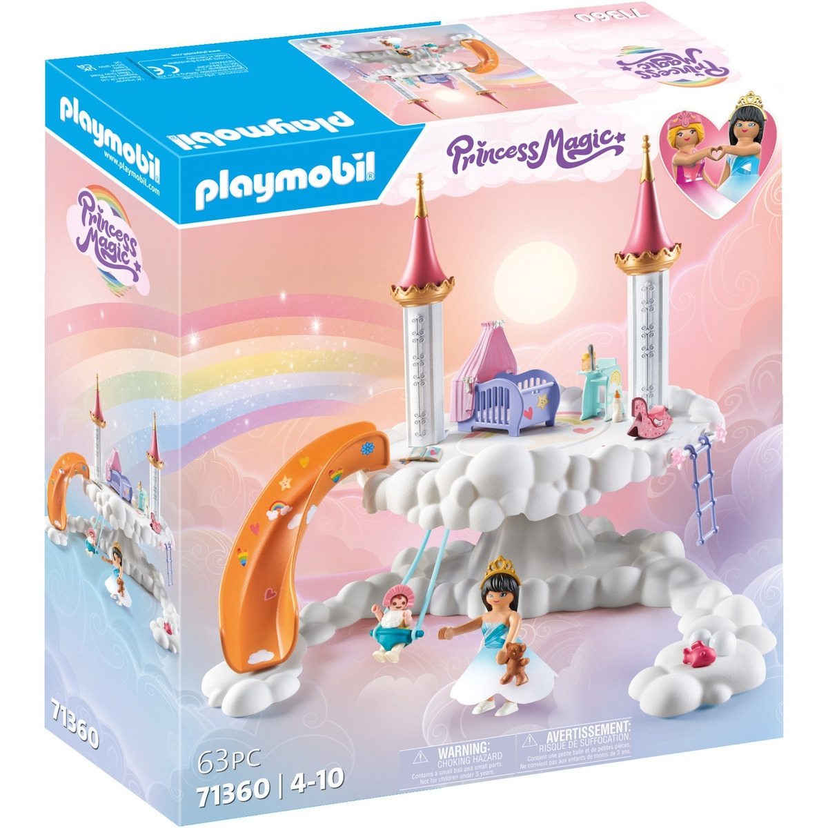 Playmobil Princess Magic Βρεφικό Δωμάτιο του Ουράνιου Τόξου για 4 ετών