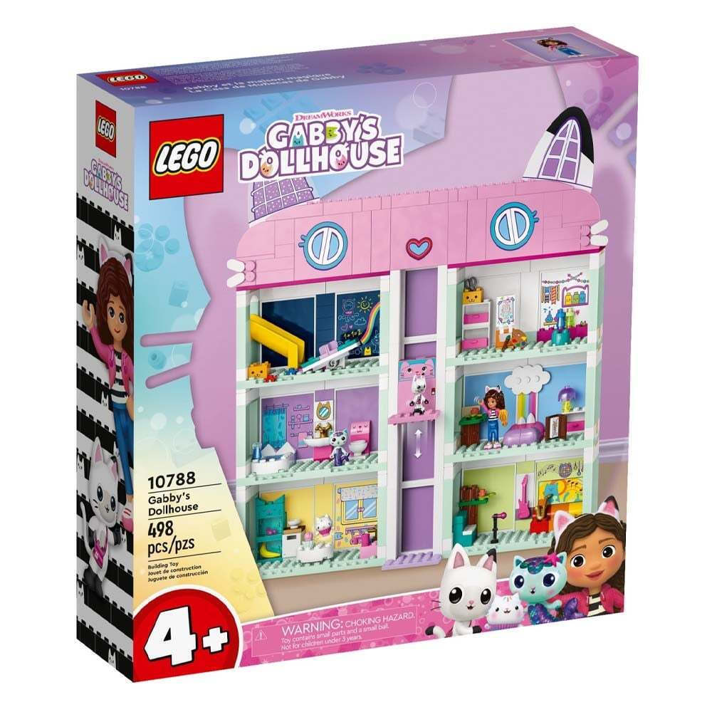LEGO Gabbys Dollhouse Gabbys Dollhouse για 4 ετών Ετών 498τμχ Κωδικός 10788