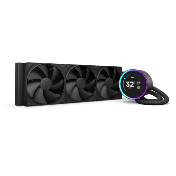 NZXT Kraken Elite 360 v2 Υδρόψυξη Επεξεργαστή Τριπλού Ανεμιστήρα 120mm για Socket 1700/1200