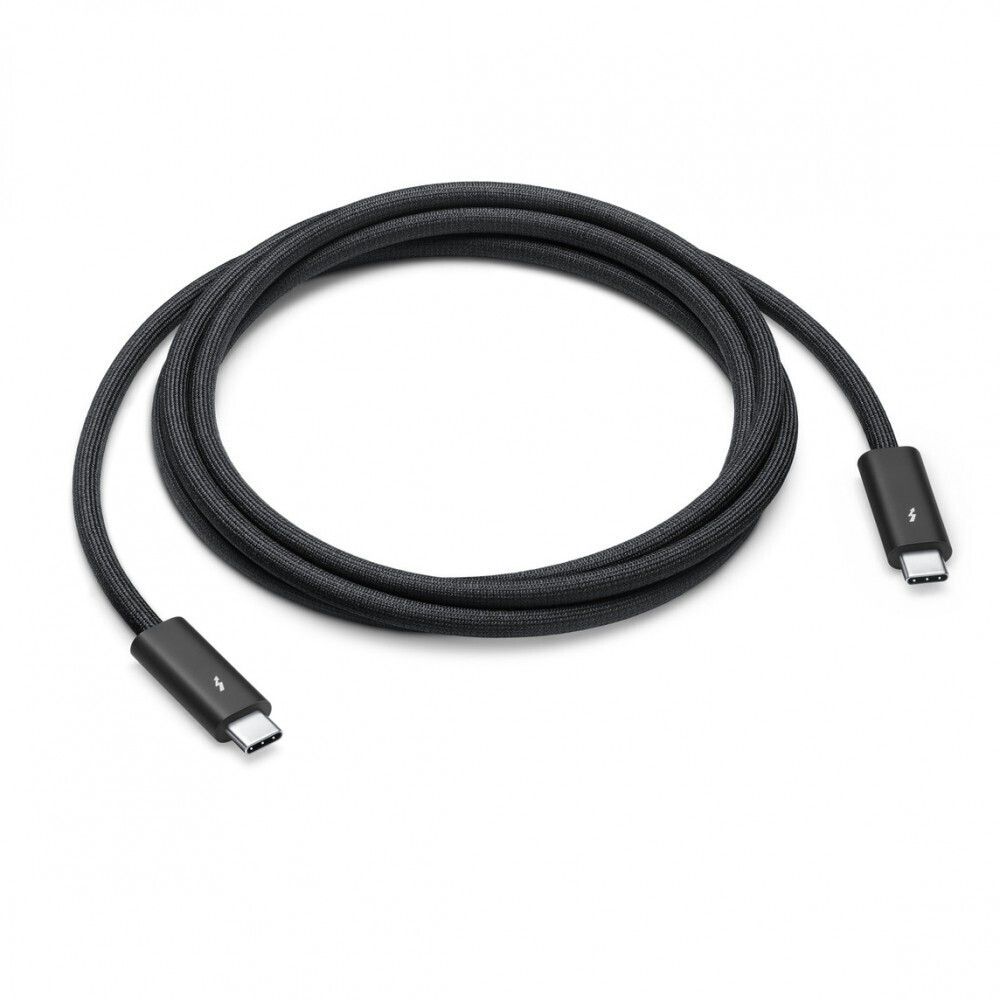 Apple USB 4 Cable USB-C male - Thunderbolt 4 100W Μαύρο 1.8m MW5J3ZM/A