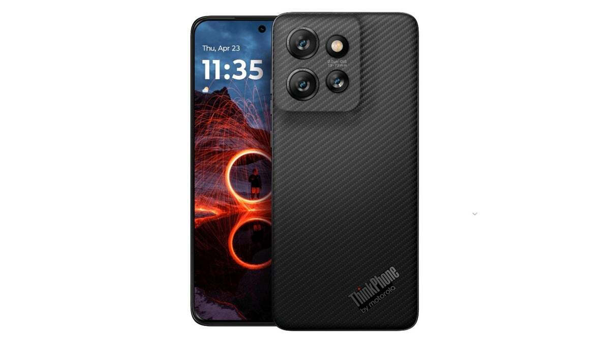 Motorola ThinkPhone 25 5G Dual SIM 8/256GB Ανθεκτικό Smartphone Carbon Black