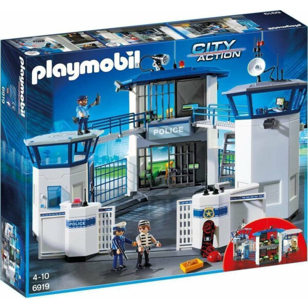 Playmobil City Action Αρχηγείο Αστυνομίας και Φυλακή Ασφαλείας για 4-10 ετών