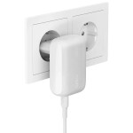 Belkin Φορτιστής Χωρίς Καλώδιο με Θύρα USB-A και Θύρα USB-C 42W Λευκός BOOST Charge