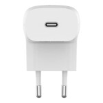 Belkin Φορτιστής με Θύρα USB-C και Καλώδιο USB-C - USB-C 20W Power Delivery Λευκός WCA006VF1MWH-B6