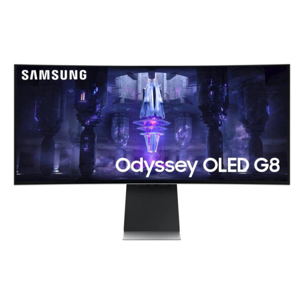 Samsung Odyssey G8 G85SD Ultrawide OLED HDR Curved Gaming Monitor 34 QHD 3440x1440 175Hz με Χρόνο Απόκρισης 0.03ms GTG