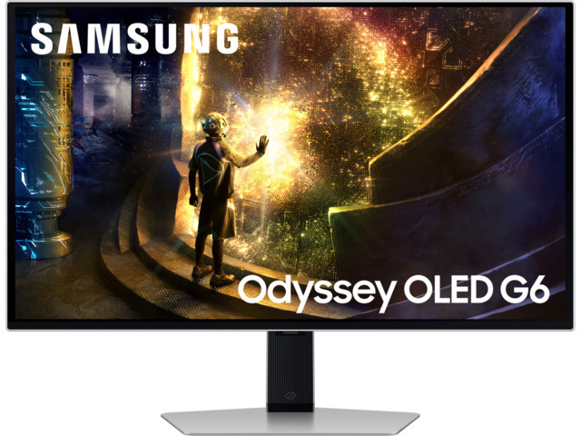 Samsung Odyssey G6 G61SD OLED HDR Monitor 27 QHD 2560x1440 240Hz με Χρόνο Απόκρισης 0.03ms GTG