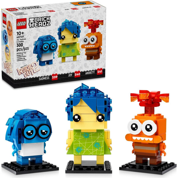 LEGO Brick Headz Inside Out 2 για 10 ετών Ετών 300τμχ Κωδικός 40749
