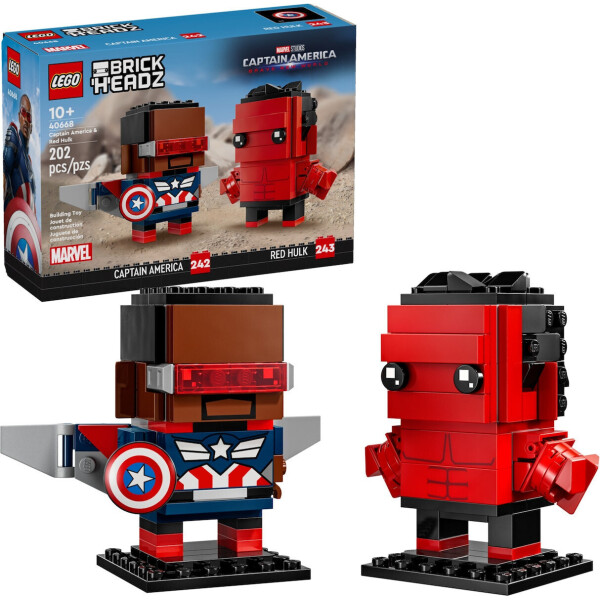 LEGO Marvel Captain America Red Hulk για 10 ετών Ετών 202τμχ Κωδικός 40668
