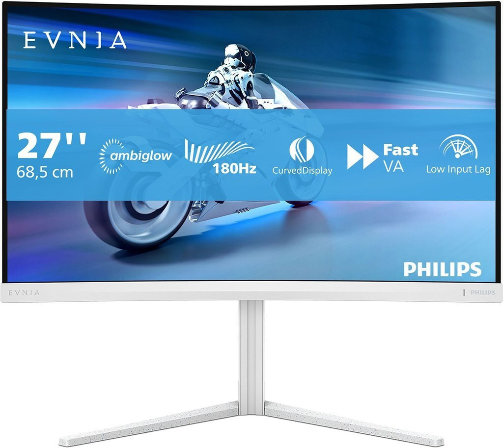Philips 27M2C5201L VA Curved Gaming Monitor 27 FHD 1920x1080 180Hz με Χρόνο Απόκρισης 1ms GTG