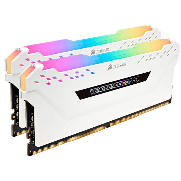 Corsair Vengeance RGB Pro DDR4 16GB RAM με 2x8GB Modules και Ταχύτητα 3200 για Desktop Κωδικός CMW16GX4M2C3200C16W