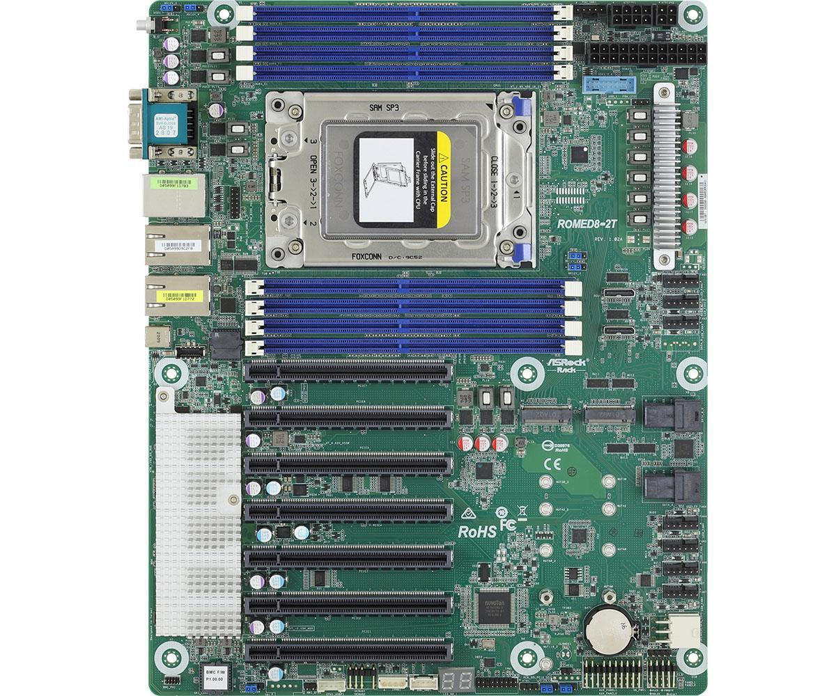 ASRock ROMED8-2T SoC Motherboard ATX με AMD SP3 Socket