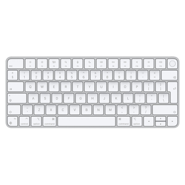Apple Magic Keyboard με Touch ID για for Mac με Apple Silicon USBC Ασύρματο Bluetooth Πληκτρολόγιο International English Λευκό