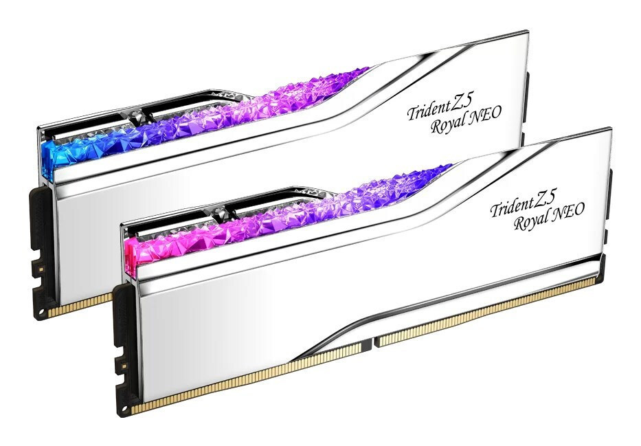 G.Skill Trident Z5 Royal Neo EXPO DDR5 32GB RAM με 2x16GB Modules και Ταχύτητα 8000 για Desktop Κωδικός F5-8000J3848H16GX2-TR5NS