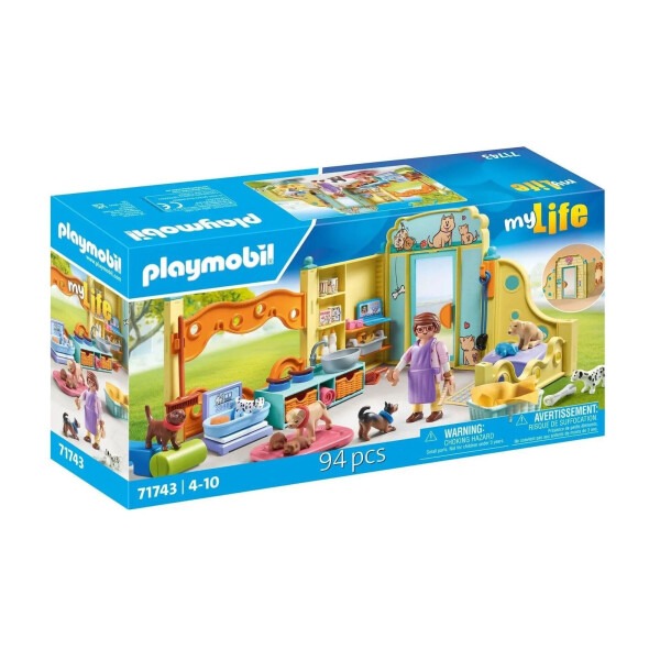 Playmobil MyLife Σταθμός Φροντίδας Κουταβιών για 4-10 ετών