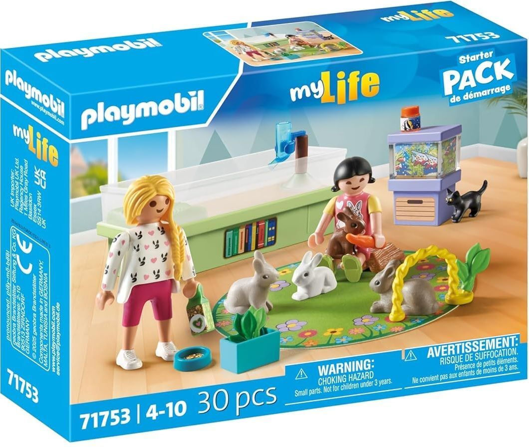 Playmobil Starter Pack Παίζοντας με τα Κουνελάκια για 4-10 ετών