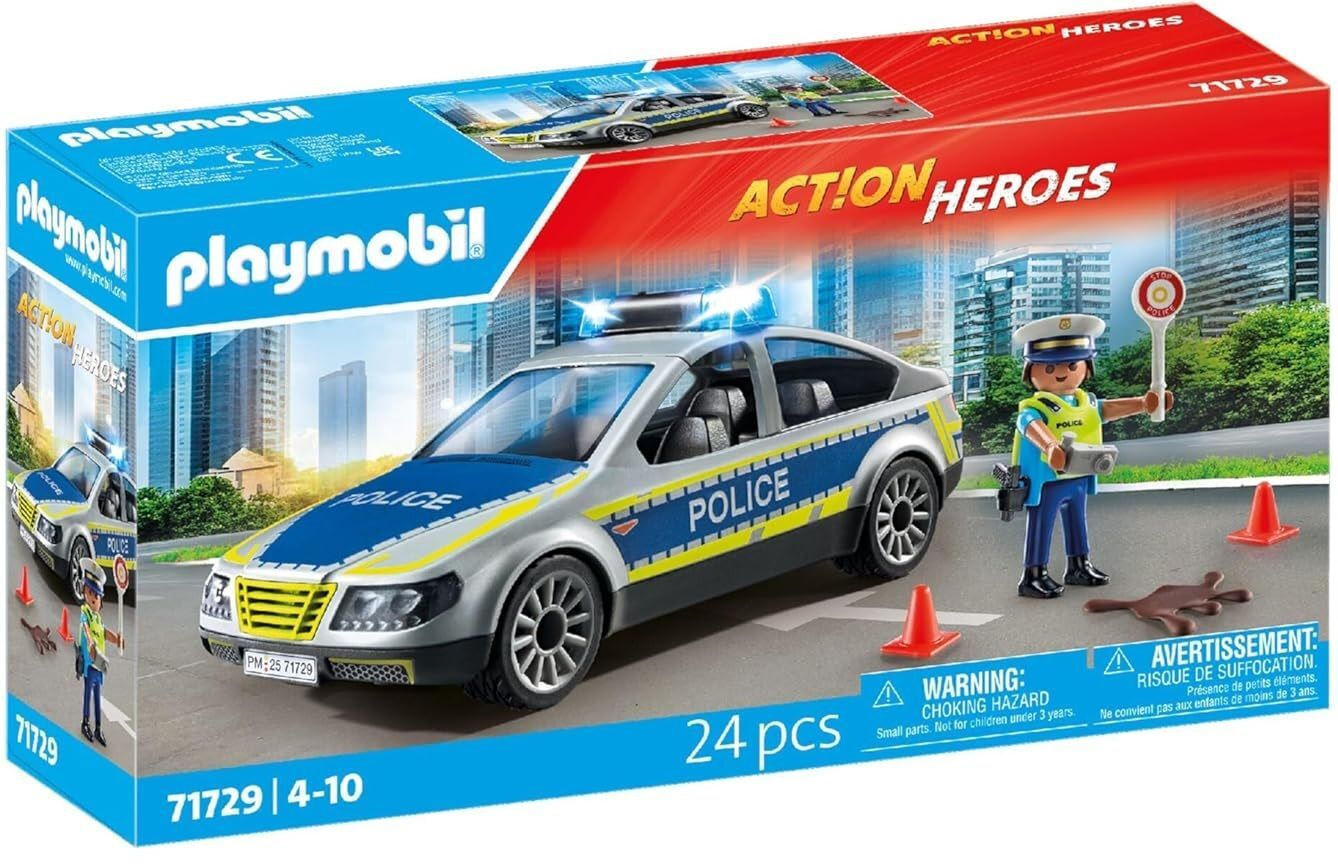 Playmobil Action Heroes Περιπολικό Όχημα Αστυνομίας για 4-10 ετών