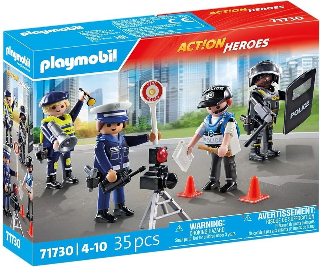 Playmobil Action Heroes Σετ Φιγούρες Αστυνομίας για 4-10 ετών