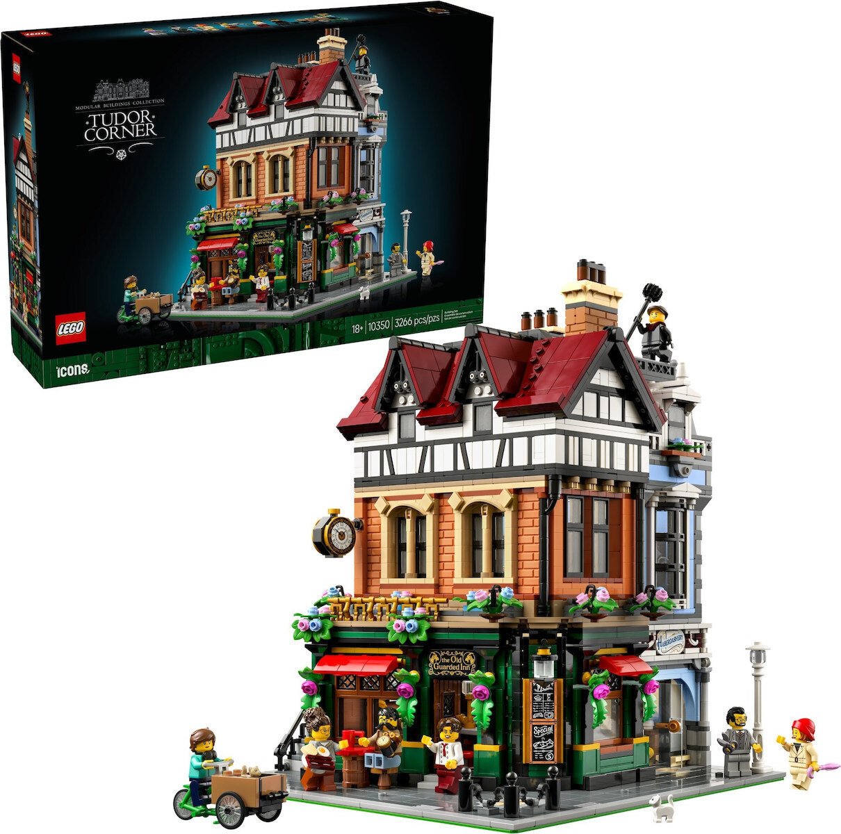 LEGO Icons Tudor Corner για 18 ετών Ετών 3266τμχ Κωδικός 10350