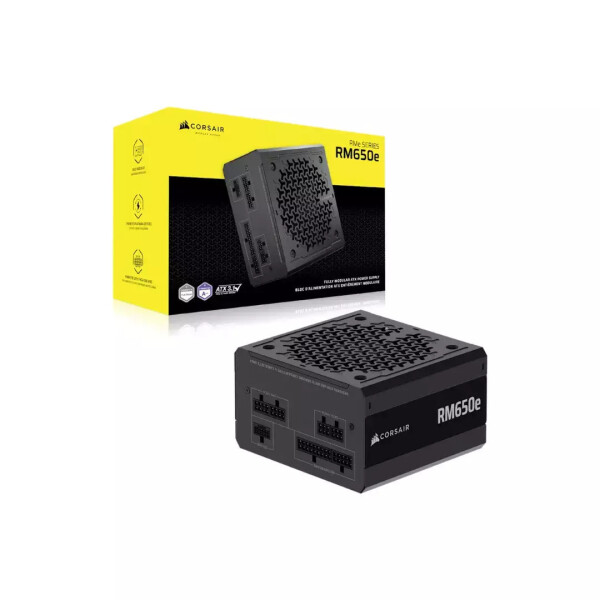 Corsair RMe Series RM650e 650W Μαύρο Τροφοδοτικό Υπολογιστή Full Modular Cybenetics Gold