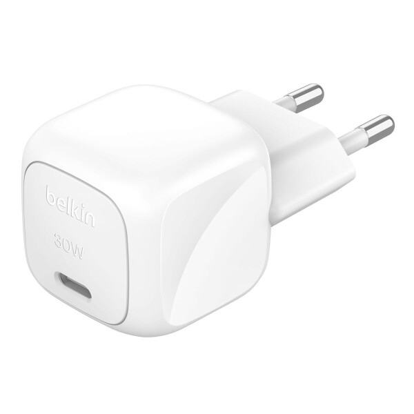 Belkin Φορτιστής Χωρίς Καλώδιο με Θύρα USB-C 30W Power Delivery Λευκός BoostCharge