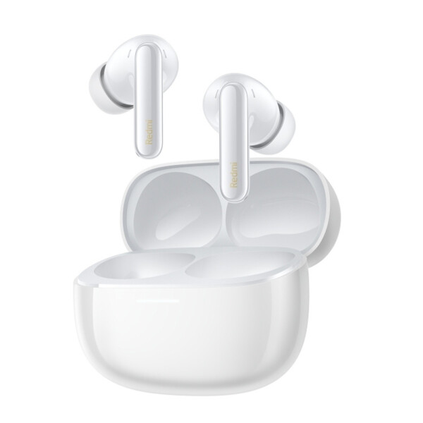 Xiaomi Redmi Buds 6 Pro Bluetooth Handsfree Ακουστικά με Αντοχή στον Ιδρώτα και Θήκη Φόρτισης Glacier White