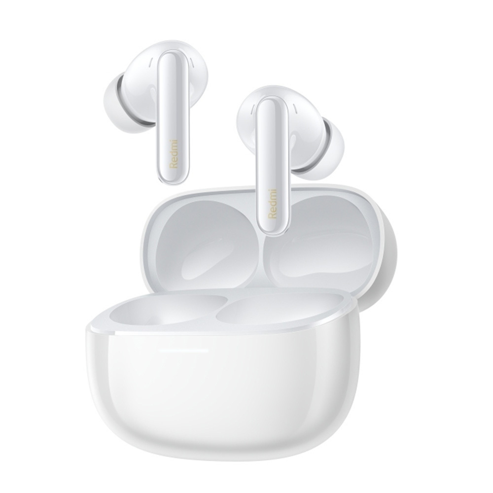 Xiaomi Redmi Buds 6 Pro Bluetooth Handsfree Ακουστικά με Αντοχή στον Ιδρώτα και Θήκη Φόρτισης Glacier White