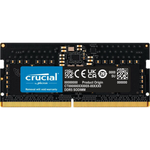 Crucial DDR5 με Module 1x64GB και Ταχύτητα 5600 για Laptop Κωδικός CT64G56C46S5