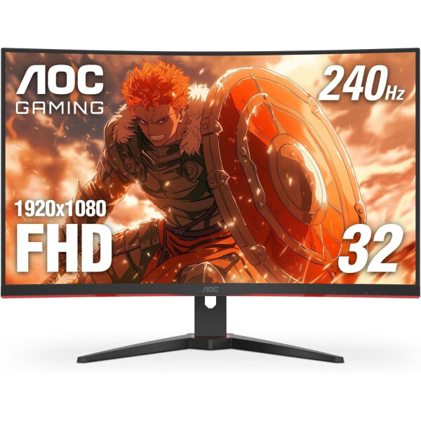 AOC C32G2ZE VA Curved Gaming Monitor 31.5 FHD 1920x1080 240Hz με Χρόνο Απόκρισης 4ms GTG