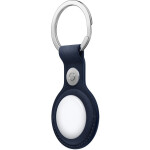 Apple Finewoven Key Ring Θήκη Μπρελόκ Δερμάτινη για AirTag Deep Blue