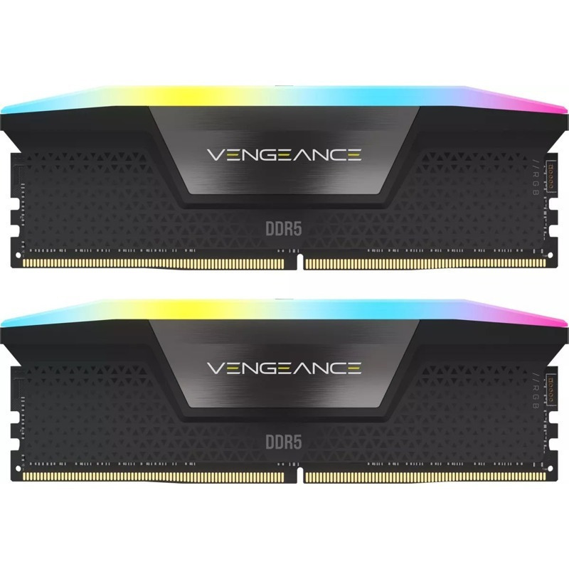 Corsair Vengeance RGB DDR5 48GB RAM με 2x24GB Modules και Ταχύτητα 6400 για Desktop Κωδικός CMH48GX5M2B6400C36
