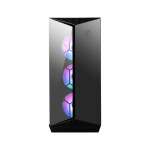 MSI MPG Gungnir 110R Gaming Midi Tower Κουτί Υπολογιστή με Πλαϊνό Παράθυρο και RGB Φωτισμό Μαύρο