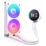 NZXT Kraken Elite 240 v2 Υδρόψυξη Επεξεργαστή Διπλού Ανεμιστήρα 120mm για Socket AM4/AM5/1700/1200/115x με RGB Φωτισμό Λευκή