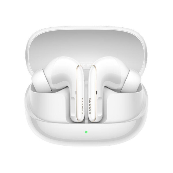 Xiaomi Buds 5 Pro Bluetooth Handsfree Ακουστικά με Αντοχή στον Ιδρώτα και Θήκη Φόρτισης Ceramic White