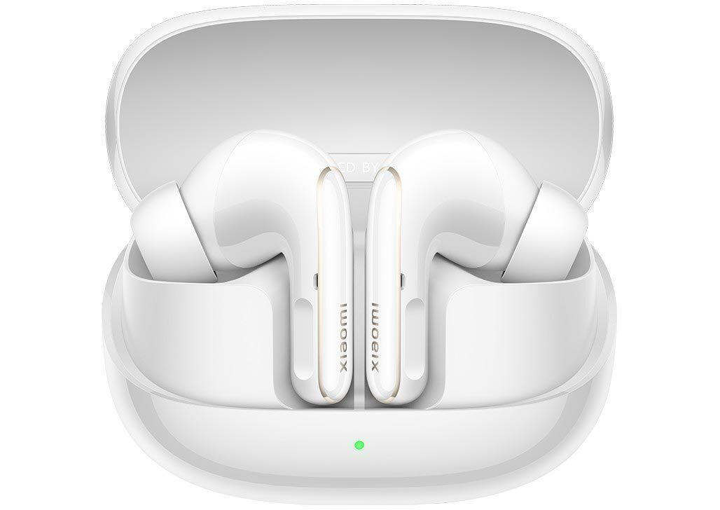 Xiaomi Buds 5 Pro Bluetooth Handsfree Ακουστικά με Αντοχή στον Ιδρώτα και Θήκη Φόρτισης Ceramic White