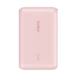 Belkin BoostCharge Power Bank 10000mAh 20W με Θύρα USB-C Ροζ