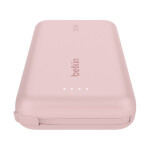 Belkin BoostCharge Power Bank 10000mAh 20W με Θύρα USB-C Ροζ