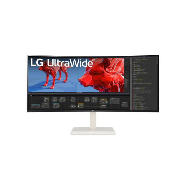 LG 38BR85QC-W Ultrawide IPS Curved Monitor 38 QHD 3840x1600 με Χρόνο Απόκρισης 1ms GTG
