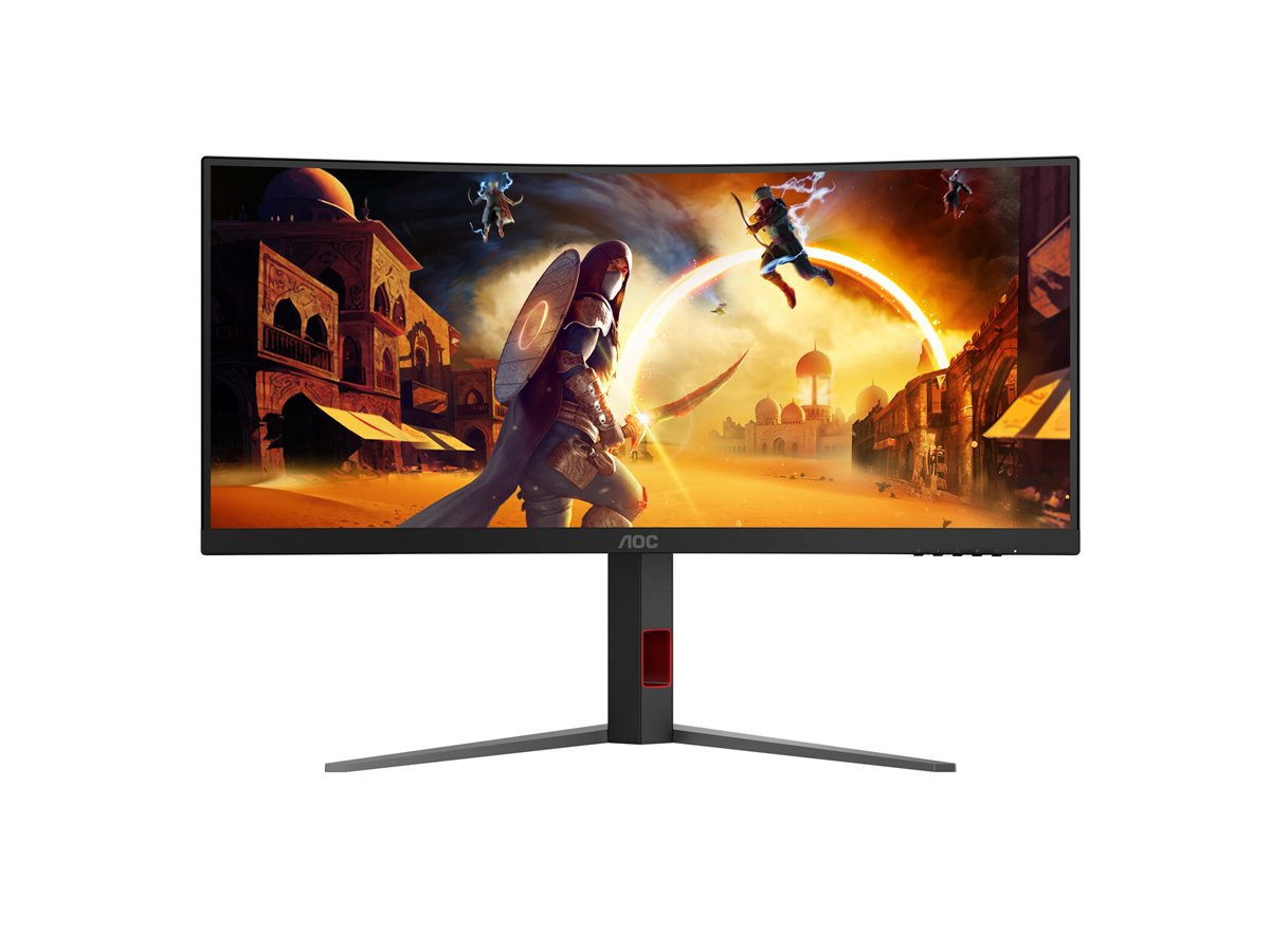 AOC CU34G4Z Ultrawide VA HDR Curved Monitor 34 QHD 3440x1440 240Hz με Χρόνο Απόκρισης 0.5ms GTG