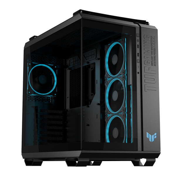 Asus TUF Gaming GT502 Horizon ARGB Midi Tower Κουτί Υπολογιστή με Πλαϊνό Παράθυρο Black Edition