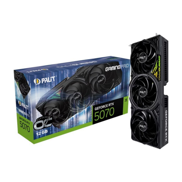 Palit GeForce RTX 5070 12GB GDDR7 GamingPro OC Κάρτα Γραφικών Κωδικός NE75070T19K9-GB2050A