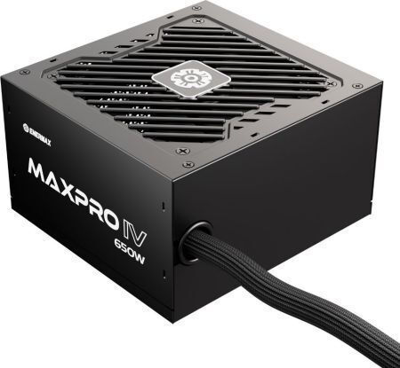 Enermax MAXPRO IV 650W Μαύρο Τροφοδοτικό Υπολογιστή Full Wired 80 Plus Standard
