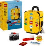 LEGO Τουβλάκια Yellow Travel Suitcase για 7 ετών Ετών 184τμχ Κωδικός 40817