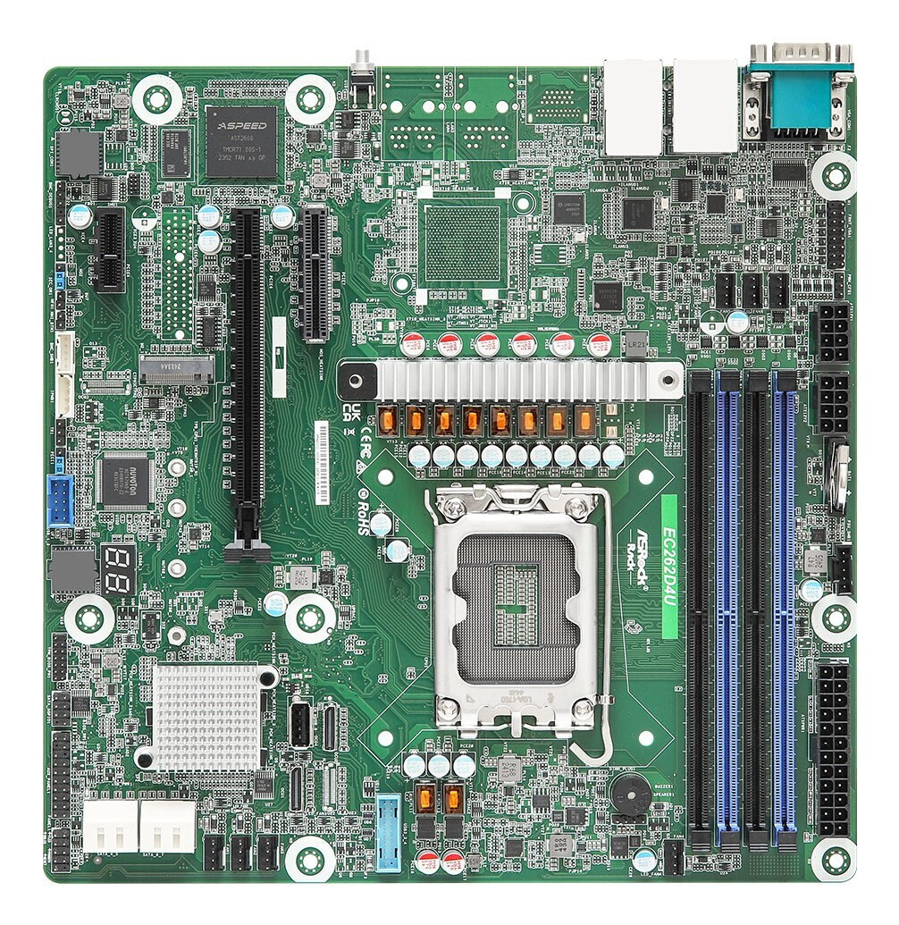 ASRock C262 Motherboard Micro ATX με Intel 1700 Socket EC262D4U