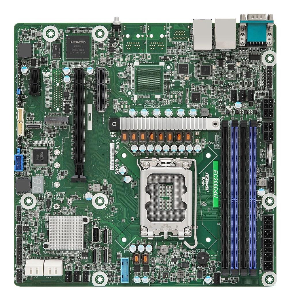 ASRock Motherboard Micro ATX με Intel 1700 Socket EC266D4U