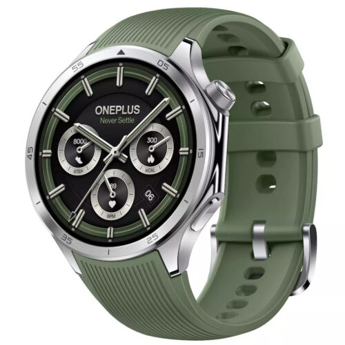 OnePlus Watch 3 Stainless Steel 46mm Αδιάβροχο με Παλμογράφο Emerald Titanium