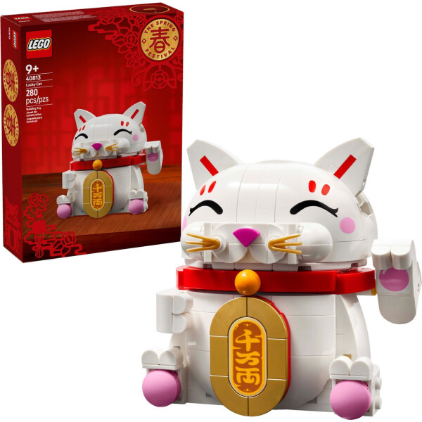 LEGO Τουβλάκια Lucky Cat για 9 ετών Ετών 280τμχ Κωδικός 40813