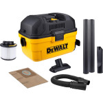 Dewalt Σκούπα Υγρών / Στερεών 1100W με Πλαστικό Κάδο 15lt Κωδικός DXV15T