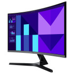 Samsung Essential Monitor S3 S39GD VA HDR Curved Monitor 32 FHD 1920x1080 με Χρόνο Απόκρισης 4ms GTG